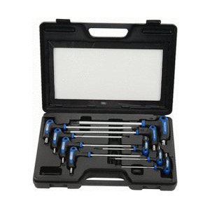 T formos TORX raktų rink. 9 vnt.