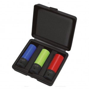 1/2'' smūginių galvučių komplektas (17-19-21 mm)