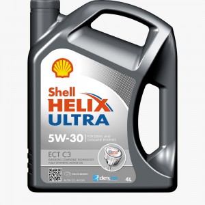Shell Helix Ultra ECT C3 5W30 alyva, 55ltr.