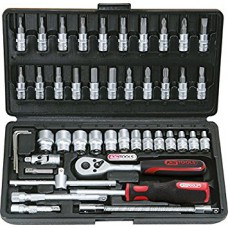 1/4'' galvučių kompl. SUPERLOCK 46 vnt.