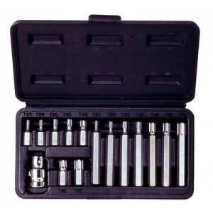 Galvučių kompl. TX bit, 15vnt, 10mm