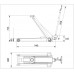 Domkratas 1.3 ton Sport, AC hydraulic